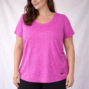 Nike Dri-FIT Pink Heathered T-Shirt - 2X